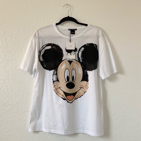 Zara Disney Mickey Balloon Shirt 